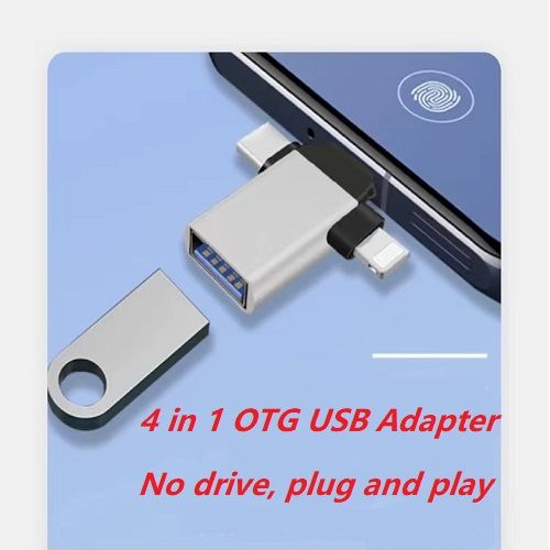 4 in 1 OTG USB Adapter Type C to USB 3.0 Adapter USB Cable For Macbook pro Samsung Huawei Xiaomi USB Data Cable OTG