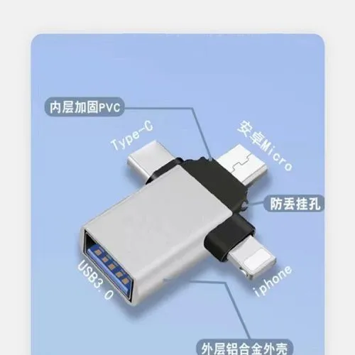 4 in 1 OTG USB Adapter Type C to USB 3.0 Adapter USB Cable For Macbook pro Samsung Huawei Xiaomi USB Data Cable OTG