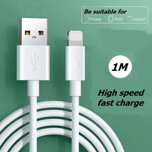 1M IPhone-USB charging cable for iphone/Pod/iPad air etc