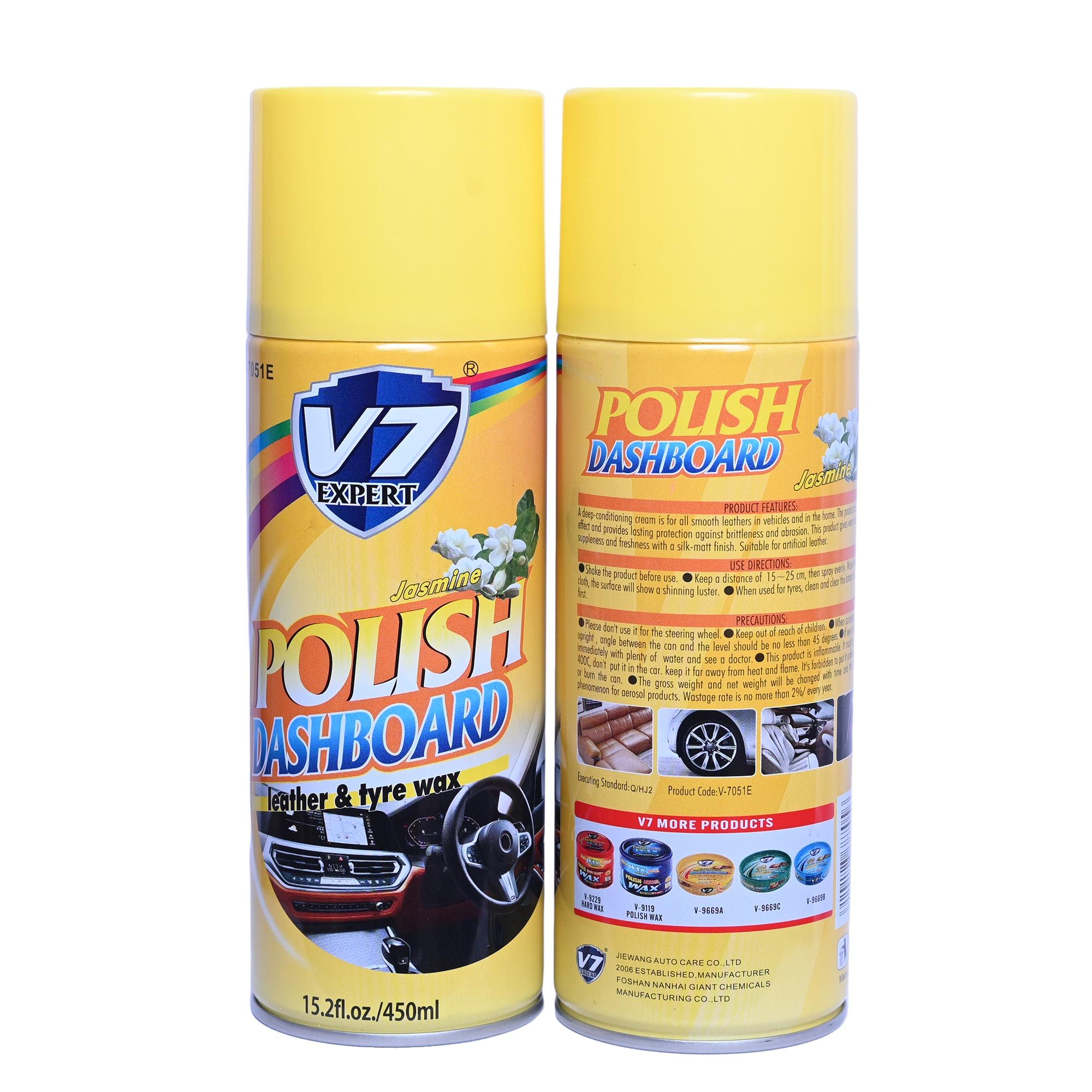V7 Dashboard Polish - Leather and Tirewax Polish (450ml)