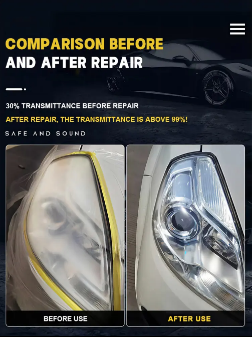 Headlights Restoration Polish.