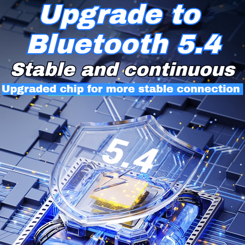 【New】YW14 Cool double door design E-sports grade Wireless Bluetooth Earphones Ultra-low latency ANC noise reduction Earpods HiFi dual stereo Headphones Large capacity and long battery life HD Mic