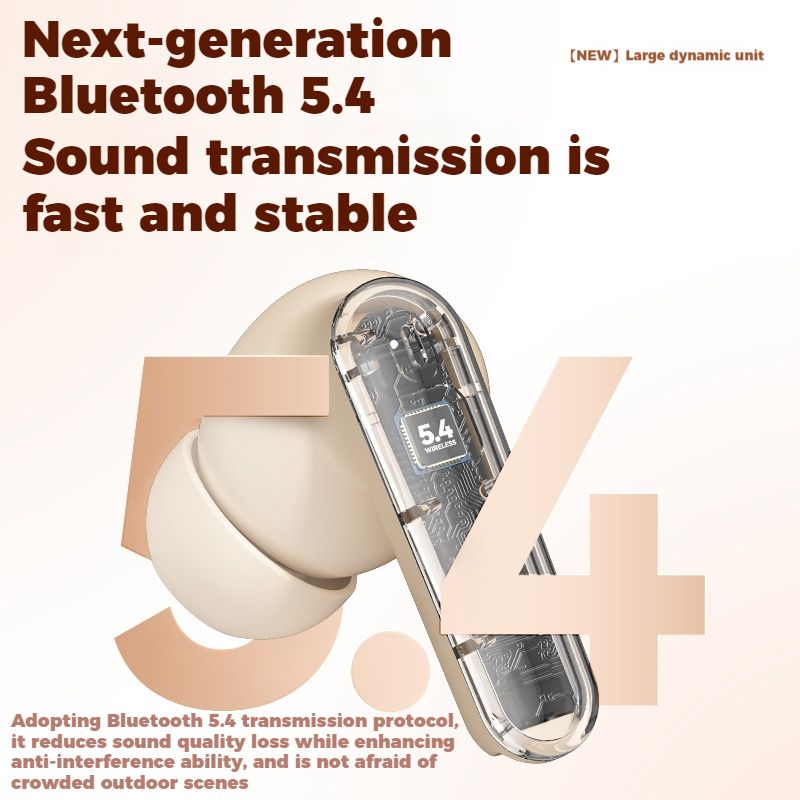 【New Arrivals】With APP EQ setting wreless Bluetooth Earphones Ultra-Low Latency ANC noise reduction Smart positioning Earpods HiFi dual stereo semi-in-ear Headphones Fast charging Comfortable Portable