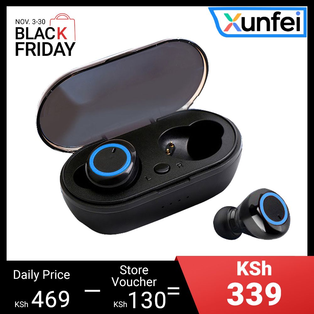 Y50 Plus+ Wireless Bluetooth Earphones TWS Stereo Earpods In-ear bilateral stereo Bluetooth headphones Noise-canceling headphones Touch Control AirPods 450mAh with Mic Earphones for iOS & Android