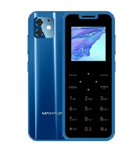 Super Mini Maxfone Max 7 Mobile Phone Touch Button 1.54" Dual SIM BT Dialer 0.3MP 1000MAH MP3 Torch FM Ultrathin Card CellPhone