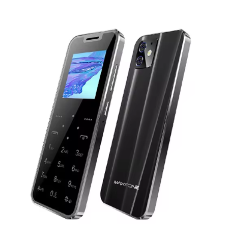 Super Mini Maxfone Max 7 Mobile Phone Touch Button 1.54" Dual SIM BT Dialer 0.3MP 1000MAH MP3 Torch FM Ultrathin Card CellPhone