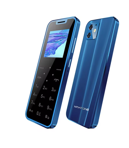 Super Mini Maxfone Max 7 Mobile Phone Touch Button 1.54" Dual SIM BT Dialer 0.3MP 1000MAH MP3 Torch FM Ultrathin Card CellPhone