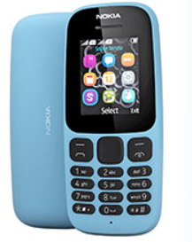 Nokia 105 Dual SIM, 1.77 Inch , RAM 4MB,4th Edition, FM RADIO Nokia Cell Phone