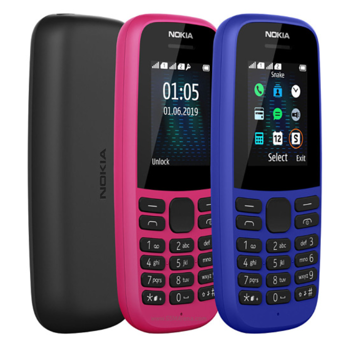 Nokia 105 Dual SIM, 1.77 Inch , RAM 4MB,4th Edition, FM RADIO Nokia Cell Phone