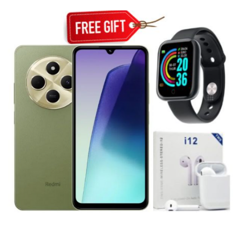 [New Arrivals+Free Gift] Xiaomi Redmi 14C 16GB(8+8)GB RAM + 256GB Storage 4G Network Dual SIM 6.88 inch 120Hz LCD Screen 50MP Camera 18W Tpye-C Charging 5160mAh Battery Fingerprint&Face Smart Phones