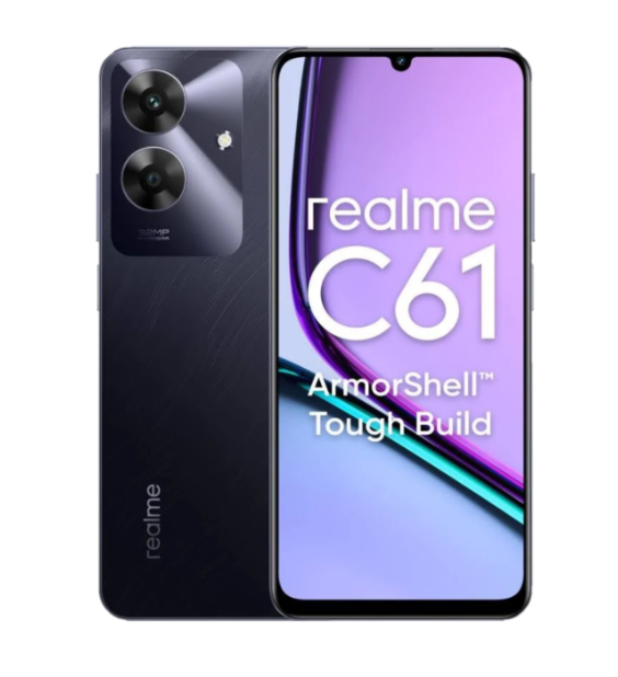 Realme C61 6.74'', 256GB OR 128GB ROM+ 6GB RAM, Dual Sim, 50MP, 5000mAh Type C Smartphones