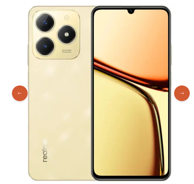 Realme C61 6.74'', 256GB OR 128GB ROM+ 6GB RAM, Dual Sim, 50MP, 5000mAh Type C Smartphones