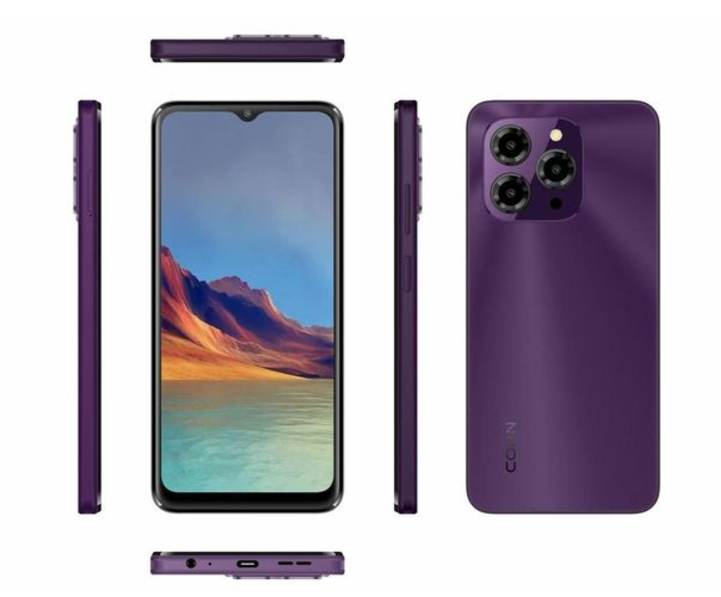Corn C16 Pro Max - 6,6" HD Display - ROM 64GB - ROM 5 GB - 5000mAh Built-in Battery TYPE C CHARGER 13MP Camera Side Fingerprint Android Smart Phone