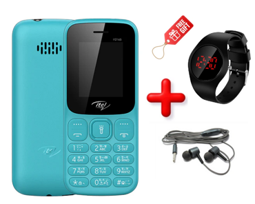 SUPER DEAL!! Buy New Itel it2165 and Get Yourself a Watch and Earphones, 1.8” Bright Big LCD Screen, Dual SIM ITEL feature Cell Phone.