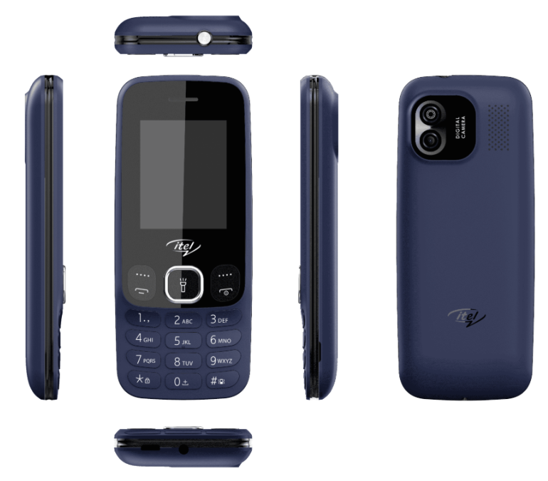 OFFER! OFFER! ITEL PHONE IT2163 2.0” Bright Big LCD Screen, Dial Large Fonts, 1000mAh Big Battery, 2000 Contacts and 100 messages memory, Wireless FM Radio Feature Cell Phone + Watch And Earphones