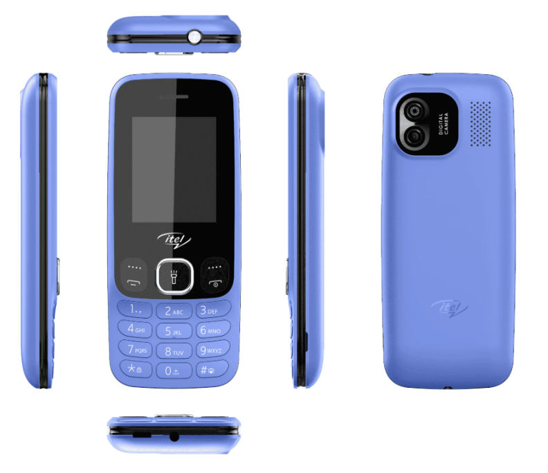 OFFER! OFFER! ITEL PHONE IT2163 2.0” Bright Big LCD Screen, Dial Large Fonts, 1000mAh Big Battery, 2000 Contacts and 100 messages memory, Wireless FM Radio Feature Cell Phone + Watch And Earphones