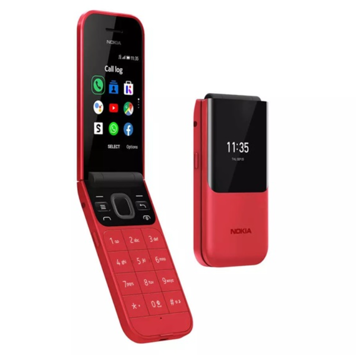 Original Nokia 2720 Flip 4G LTE Dual SIM KaiOS Good Unlocked Featured phone