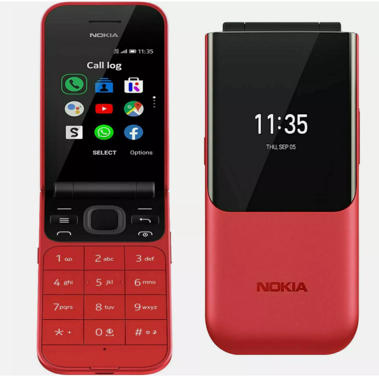 Original Nokia 2720 Flip 4G LTE Dual SIM KaiOS Good Unlocked Featured phone