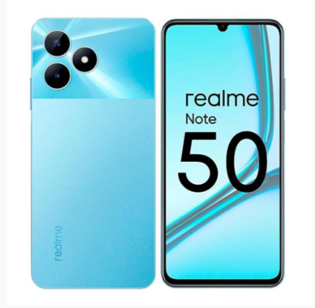 Brand New Realme Note 50 256GB ROM + 8(4+4)GB RAM 6.74" 90Hz Type-C 3-Card Slot Ultra Slim Side Fingerprint Smart Phones phone