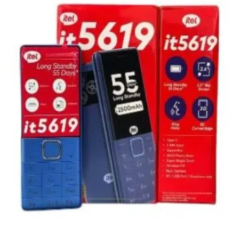 Itel 5619, 2.4", 2,500mah , 3 Sim, Opera Mini, Type C Kababe Phone