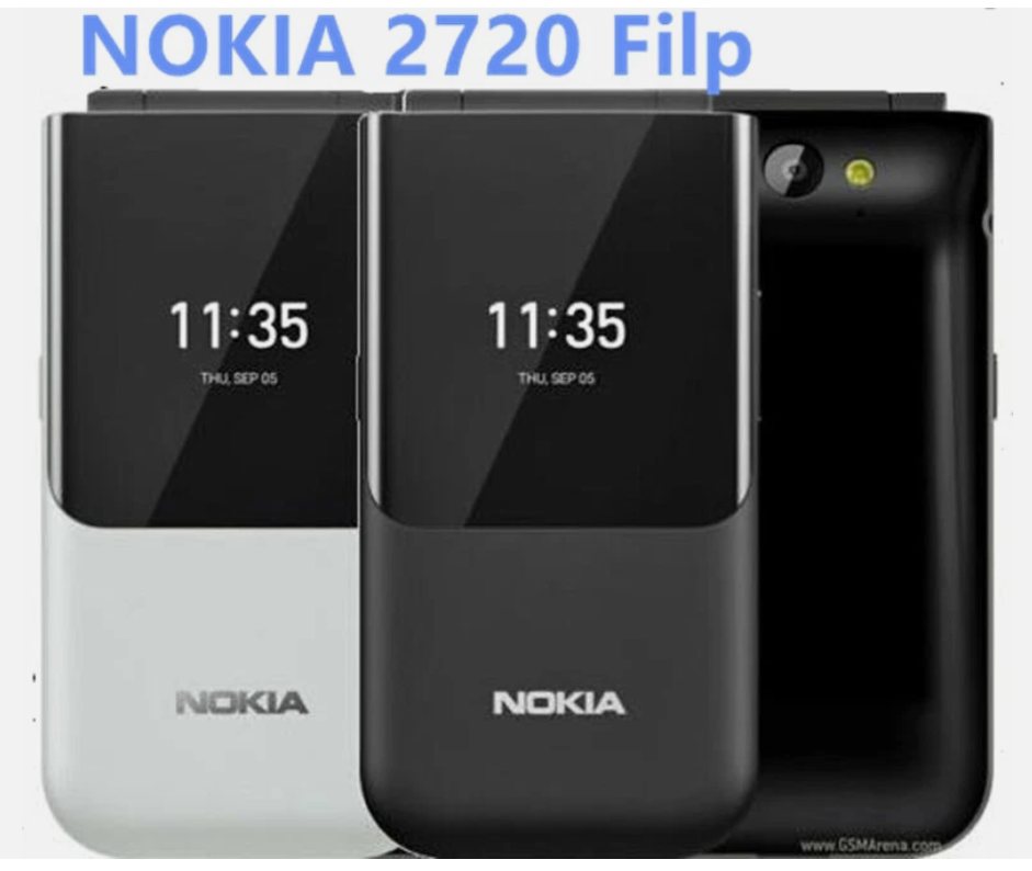 Nokia 2720 Flip Mobile 4G, Mobile Phone, Dual Screen, Dual Sim Card