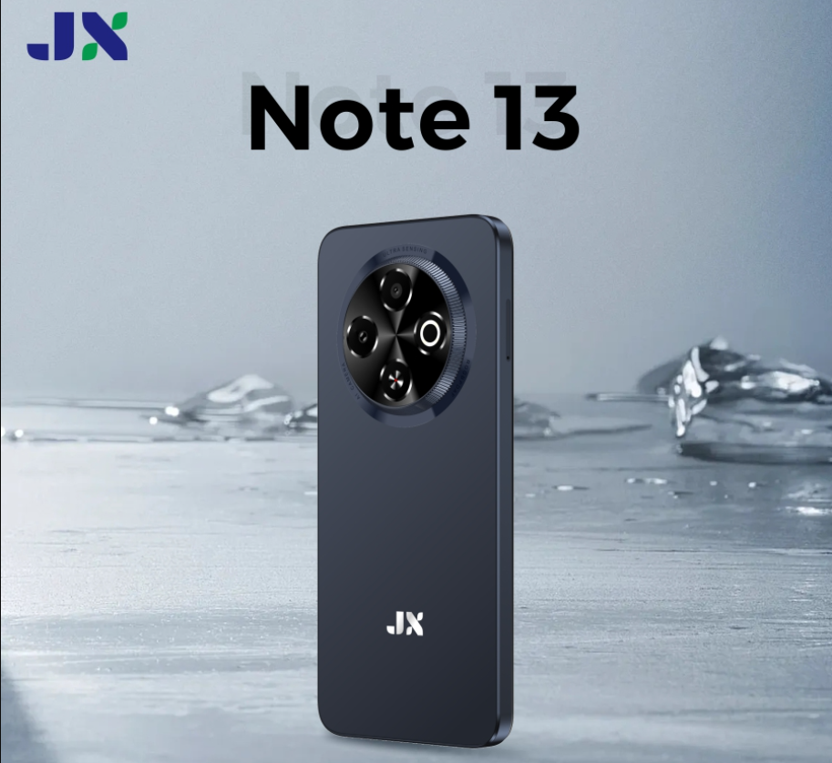 JX Note 13 Smartphone 4GBRAM + 64GB ROM, 5000mAh Battery, 6.6″ HD+ Incell 5MP Front + 8MP Rear AI Cmaera Dual sim Android Smart Phone