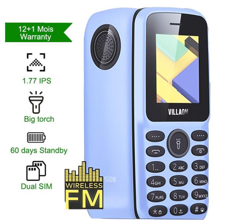 VILLAON V110 (V2160) - 1.77" - Dual SIM - wirelessFM - 1000mAh Featured Kababe Phones
