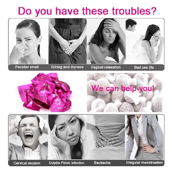 YONI Virginal Detox Pearls, Women Medice Health Tampons