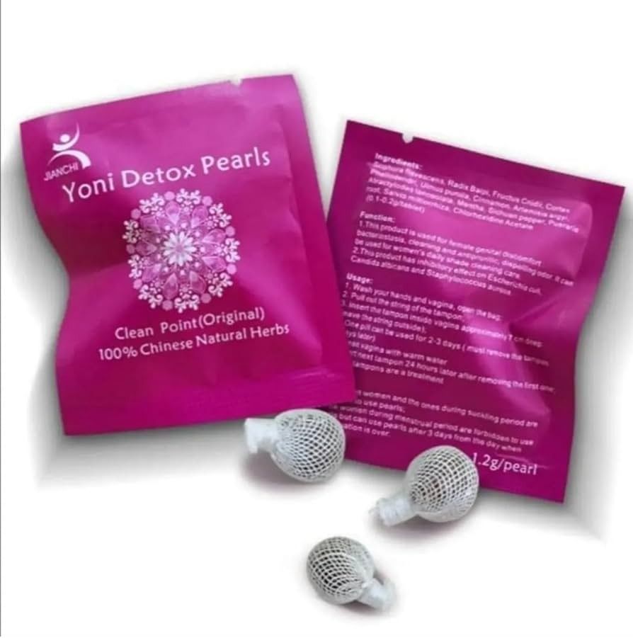 YONI Virginal Detox Pearls, Women Medice Health Tampons