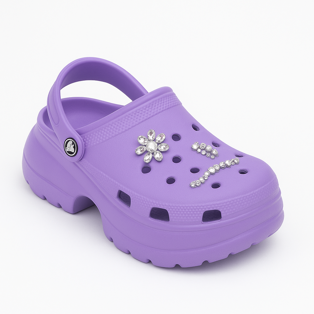 Trendy Stylish! New Arrivals Crocs High Quality Design Long Lasting Sandals Calm Mules Women Adjustable Shoes (37-42)