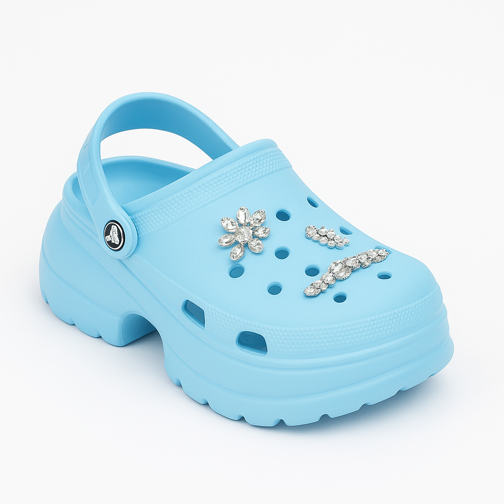 Trendy Stylish! New Arrivals Crocs High Quality Design Long Lasting Sandals Calm Mules Women Adjustable Shoes (37-42)