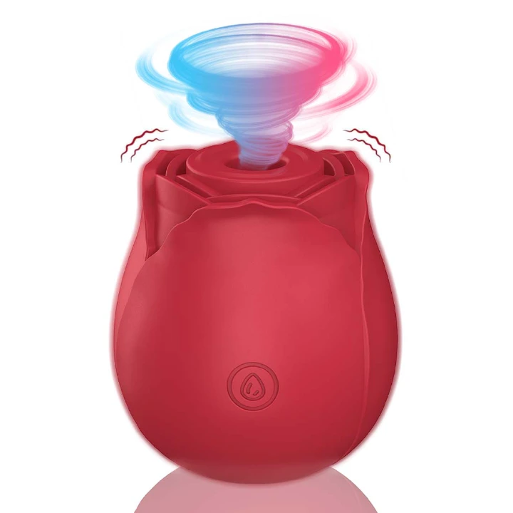 Womens Rose Clitoris Sucking Vibrator Nipples Sucker Oral Stimulator Powerful Rechargeable Adult Compact Foreplay Sex Toy For Girlfriend Wife - image 14