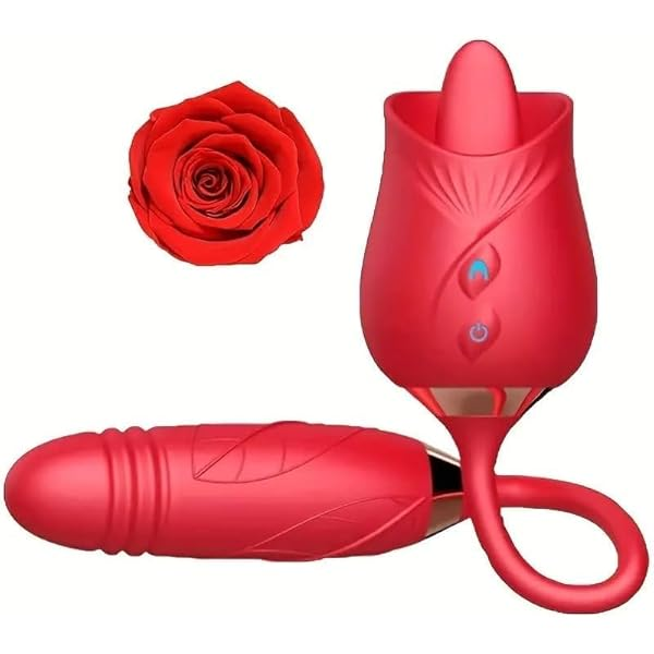 Womens Rose Clitoris Sucking Vibrator Nipples Sucker Oral Stimulator Powerful Rechargeable Adult Compact Foreplay Sex Toy For Girlfriend Wife - image 12
