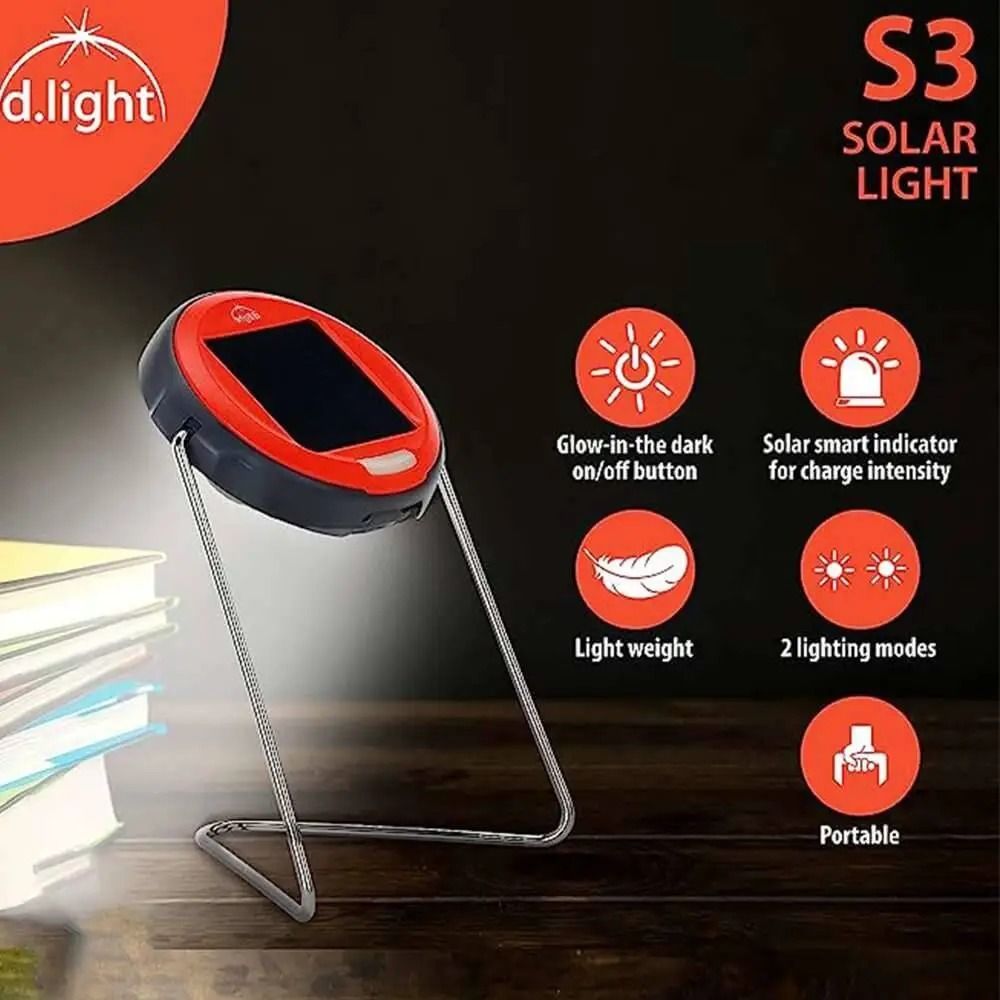 D-LIGHT SOLAR LANTERN! D Light Portable Solar Lantern for Camping, Emergency Torch Flashlight
