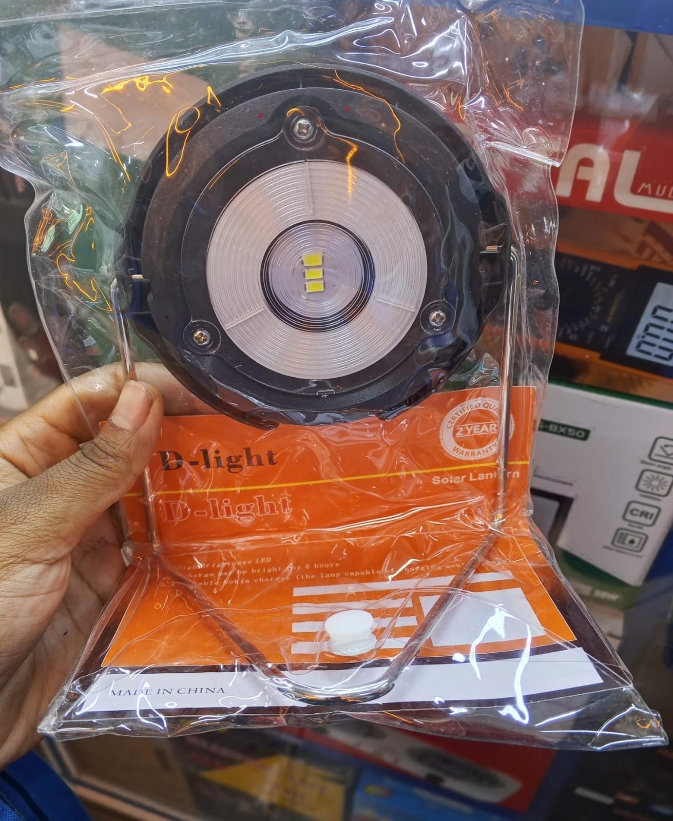 D-LIGHT SOLAR LANTERN! D Light Portable Solar Lantern for Camping, Emergency Torch Flashlight