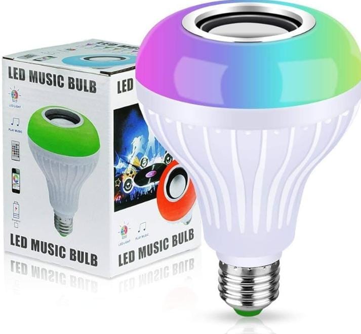 NEW ARRIVALS | LED MUSIC BULB – BLUETOOTH SPEAKER WITH MULTICOLOR LIGHTING ✅