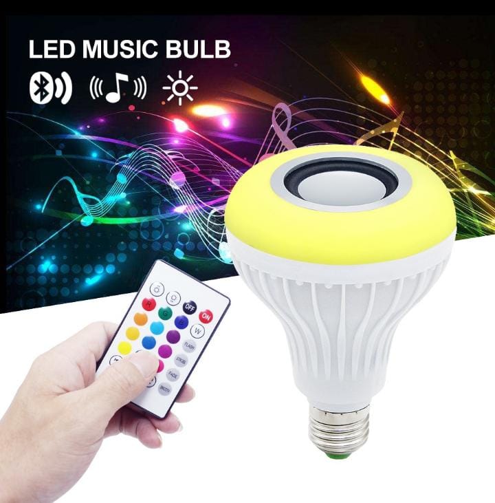 NEW ARRIVALS | LED MUSIC BULB – BLUETOOTH SPEAKER WITH MULTICOLOR LIGHTING ✅