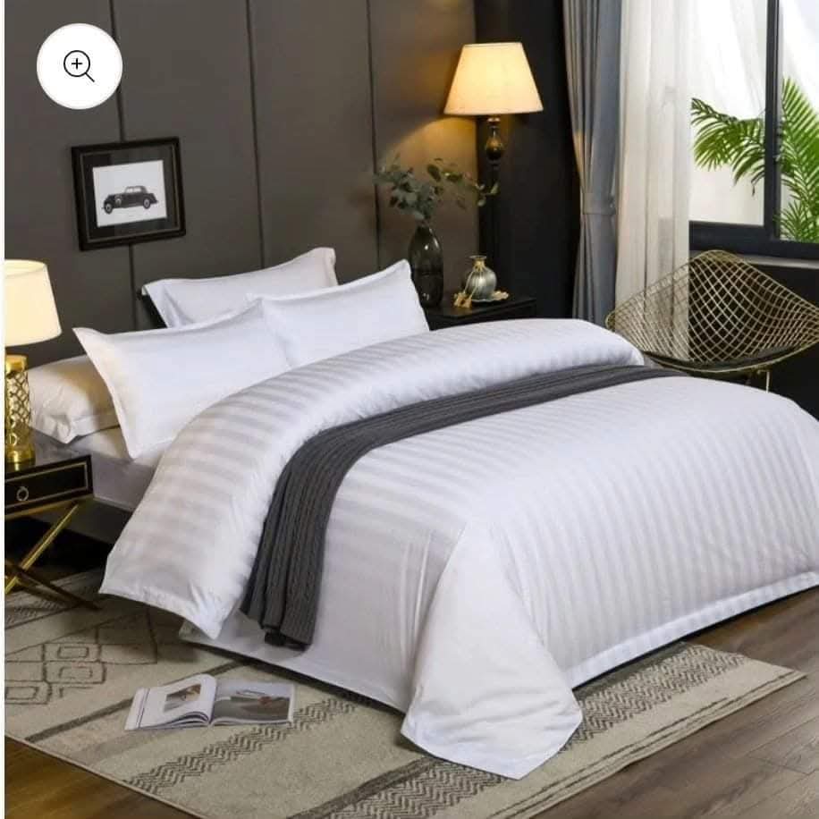 Coloured Floral and  stripped duvet cover Sets