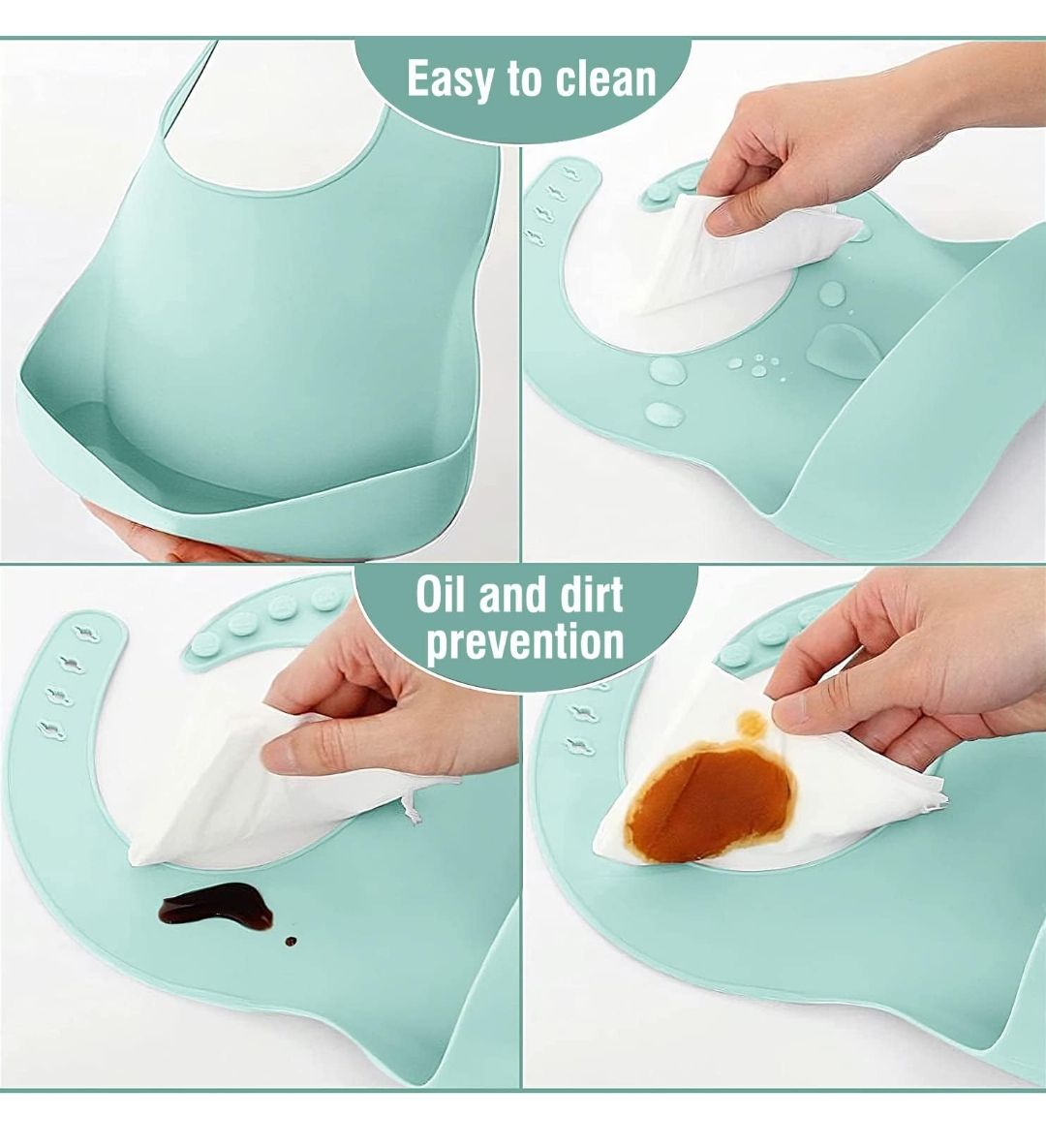 8PCS Silicone Baby Feeding Set Premium BPA-Free Baby Led Weaning Supplies with Suction Plates and Bowls Set,toddler self feeding Utensils with Spoons,Bibs,Cups|Baby feeding essentials for 6+ Months