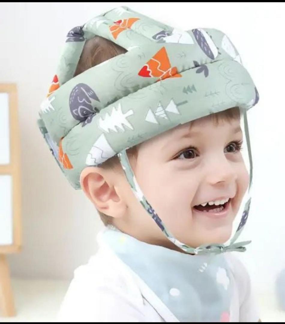 Baby Safety Helmet Head Protection Headgear Cotton Breathable Headguard Adjustable Protective Cap Baby Infant Toddler No Bumps Safety Helmet Baby Head Protector for Walking Crawling
