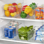 Plastic Fridge organizer Acrylic