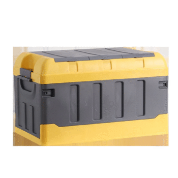 Multifunction folding collapsible plastic car trunk organizer storage box