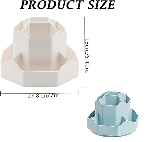 Rotating Stationery & Make up Organizer