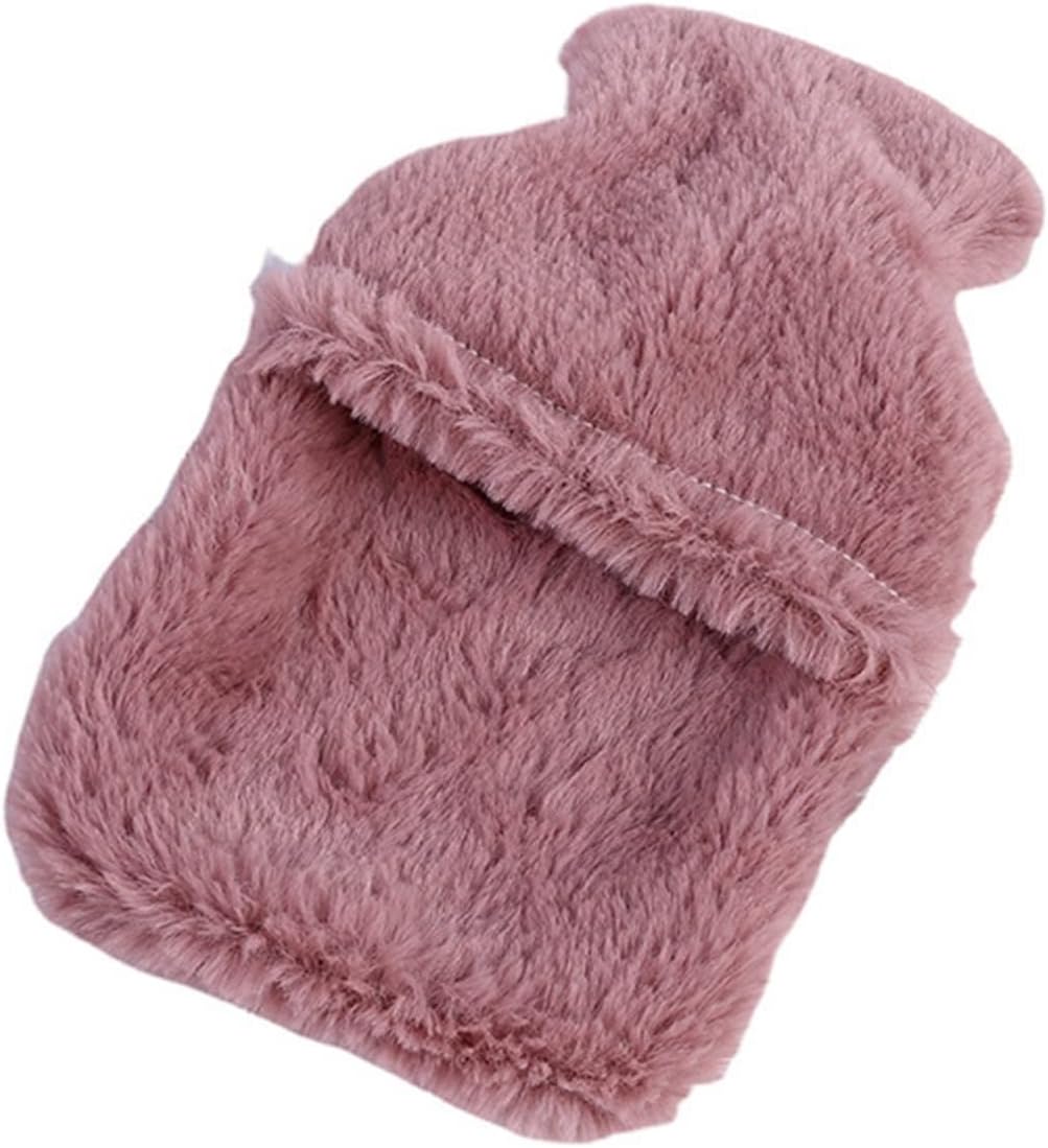 Fluffy hot water bottle