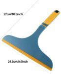 Silicone Shower Squeegee, Water Scraper for Glass Doors, Bathroom, Mirrors, Windows Cars and Tile Walls