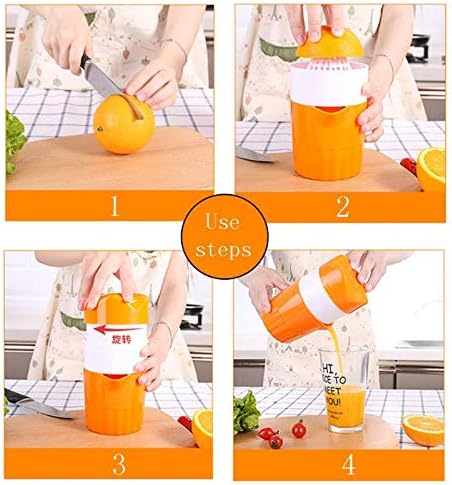 1pc Plastic Orange Juicer, Extract juice out of orange, pineapple, grapes, sweet lime, water melon, pomegranate, palak, tomato