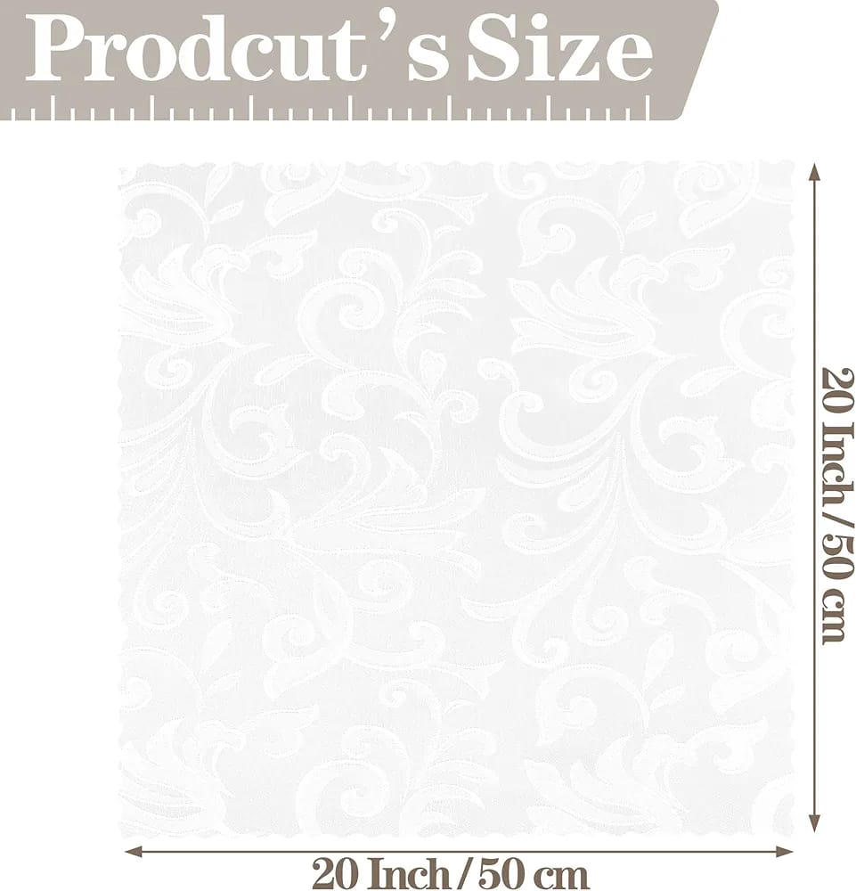 1p Jacquared satin Napkin,napkins adopts seamless one-piece design, smooth and beautiful, suitable for wedding party, prom, banquet, birthday party, engagement party, wedding anniversary, graduation p