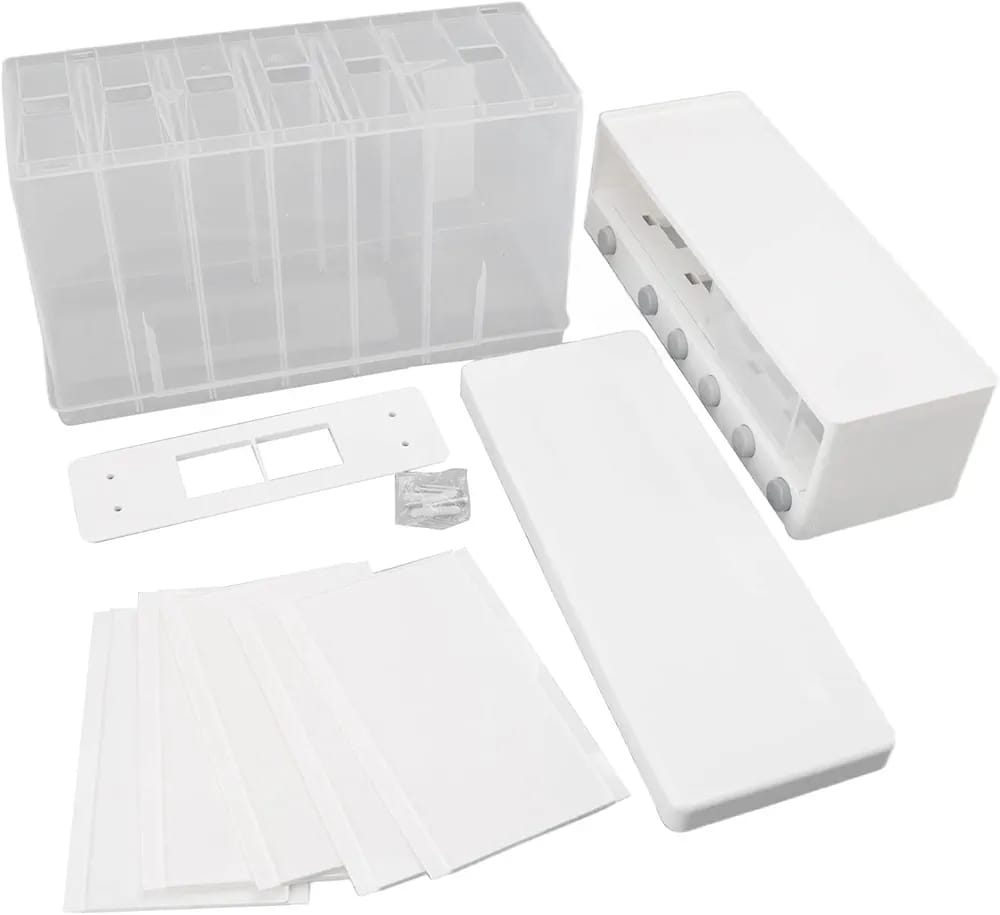 Partitioned Multifunctional Cereal/rice Dispenser 6 Compartments