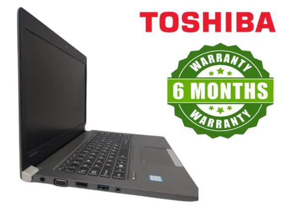 Toshiba R63 Refurbished Ultra-Slim Laptop - Intel Core i5 7th Gen, 8GB RAM, 128GB SSD | 6-Month Warranty | Affordable Performance & Portability