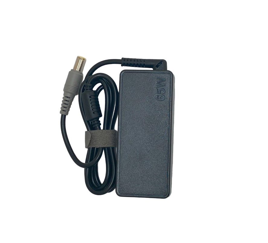 Lenovo 65W USB-C Laptop Charger, 20V 3.25A with Power Cable - Portable AC Adapter for Laptops